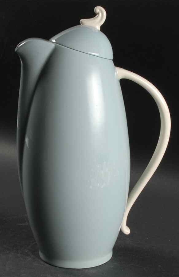 Daybreak Blue Coffee Pot & Lid by Flintridge-1