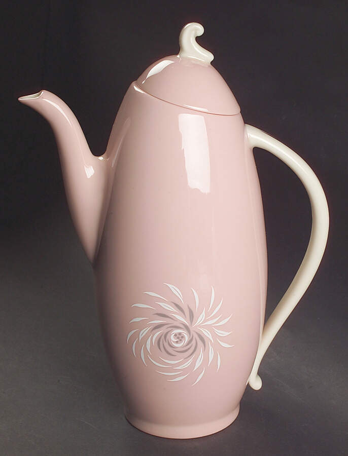 Daybreak Pink Coffee Pot & Lid by Flintridge-1