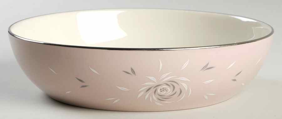 Daybreak Pink 8" Round Vegetable Bowl by Flintridge-1