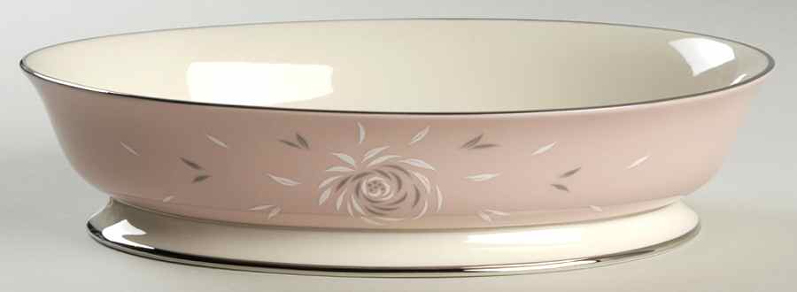 Daybreak Pink 10" Oval Vegetable Bowl by Flintridge-1