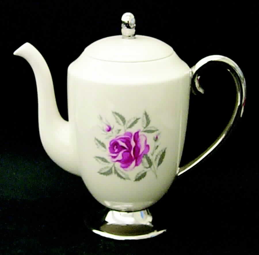 Delrose (Rim) Coffee Pot & Lid by Flintridge-1