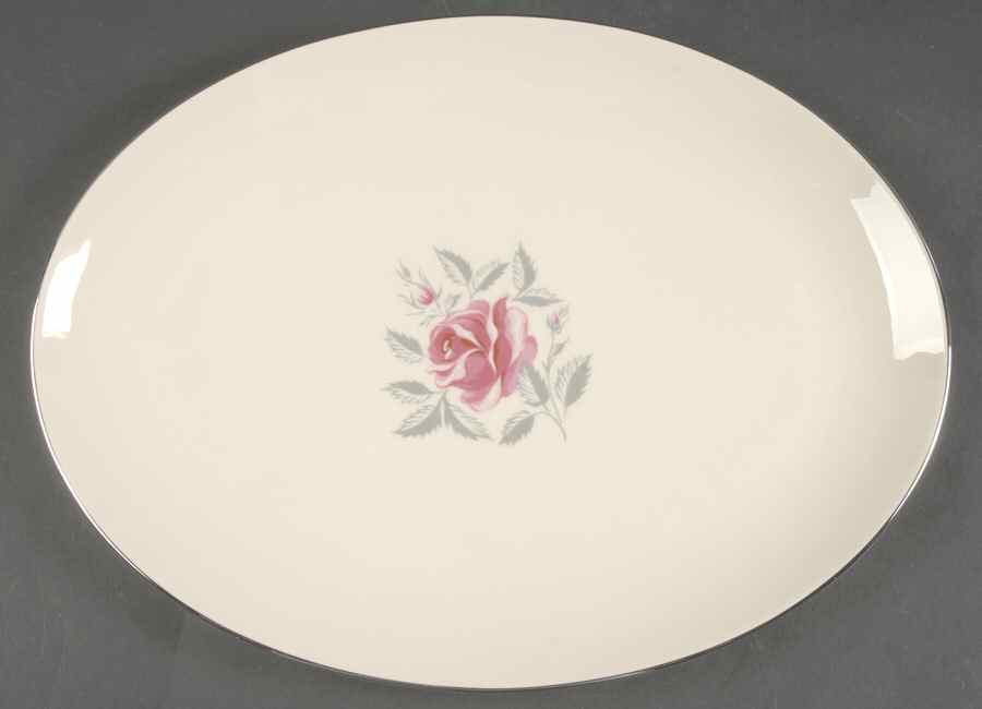 Delrose (Rim) 14" Oval Serving Platter by Flintridge-1