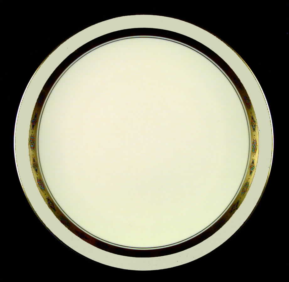 First Lady No Color Band (Gold Trim, Coupe) Dinner Plate by Flintridge-1