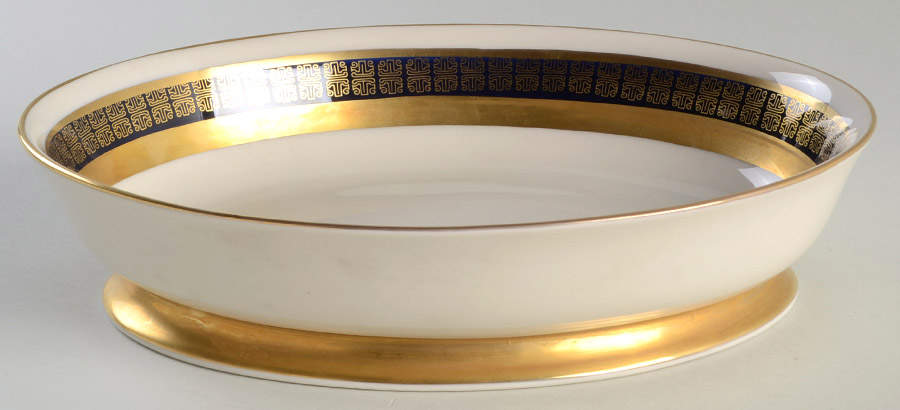 Forum Gold 9" Oval Vegetable Bowl by Flintridge-1