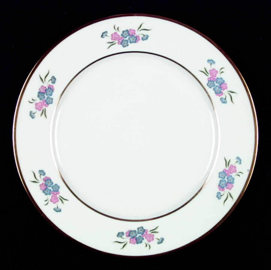 Forget Me Not Dinner Plate by Flintridge-1
