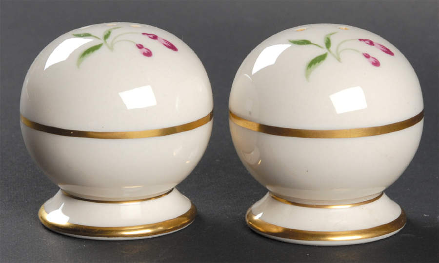 Fuschia (Gold) Salt & Pepper Set by Flintridge-1