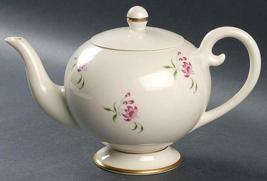 Fuschia (Gold) Teapot & Lid by Flintridge-1