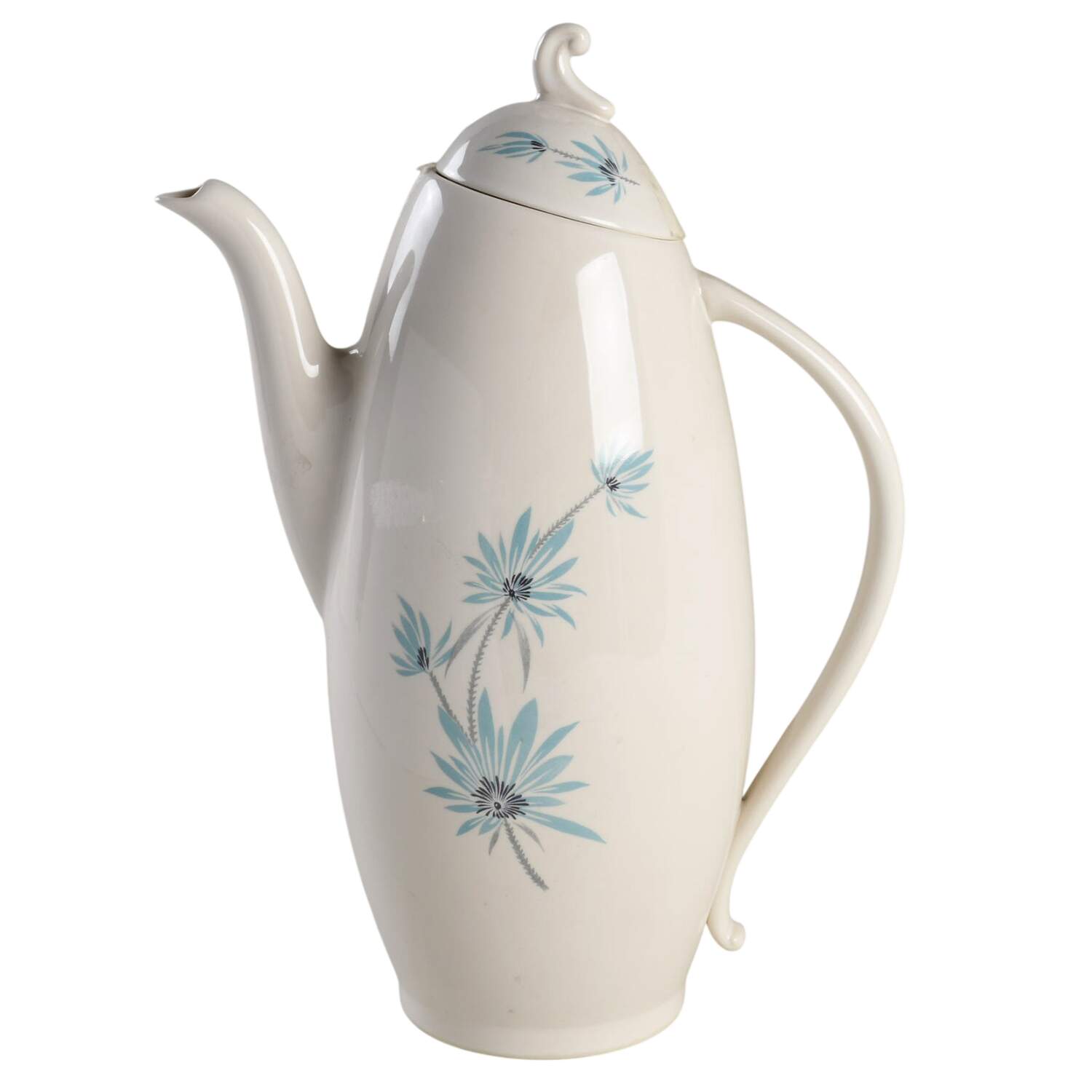 Gay Lark Coffee Pot & Lid by Flintridge-1