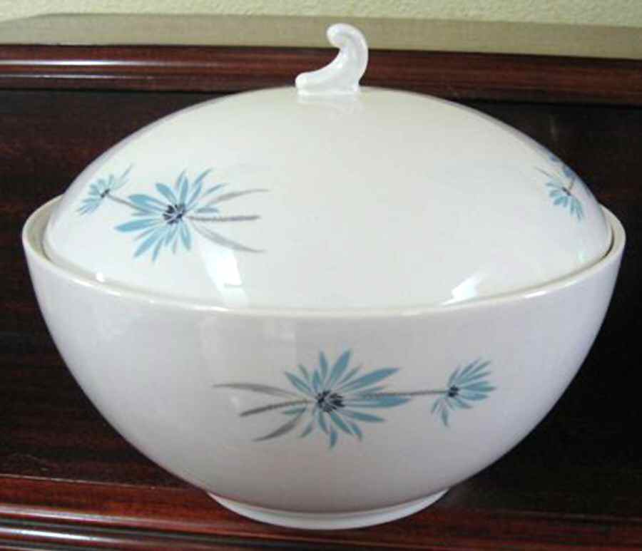 Gay Lark Round Covered Vegetable by Flintridge-1