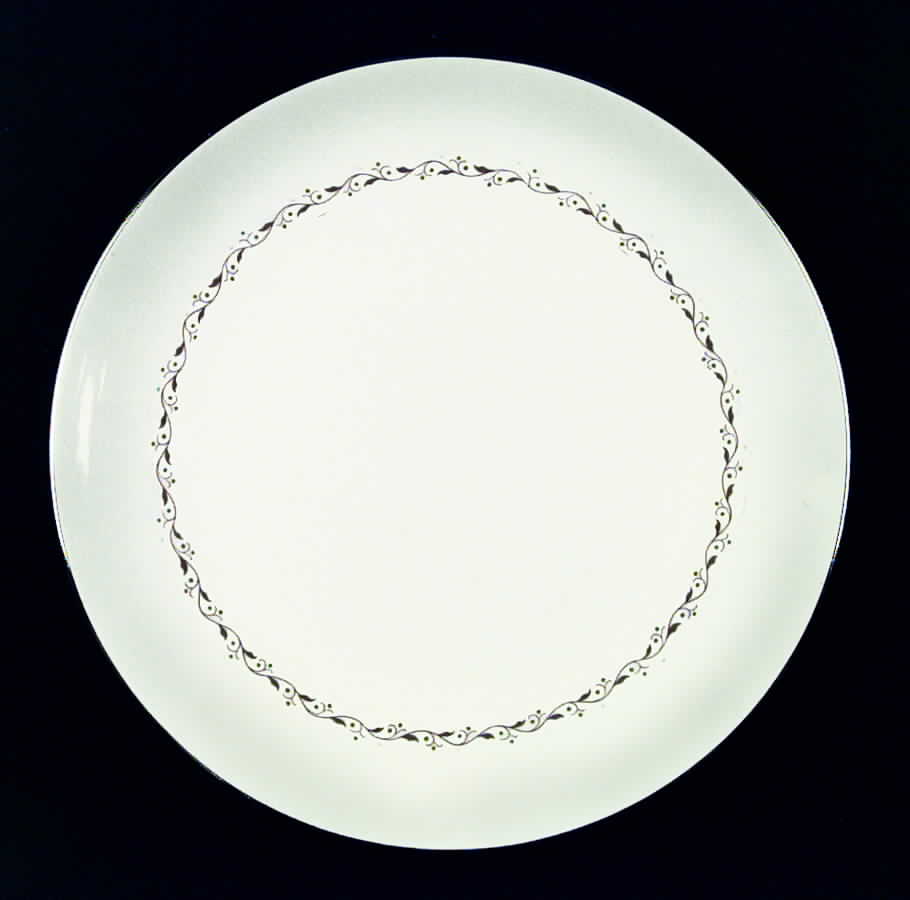 Glendora Grey (Coupe) Dinner Plate by Flintridge-1