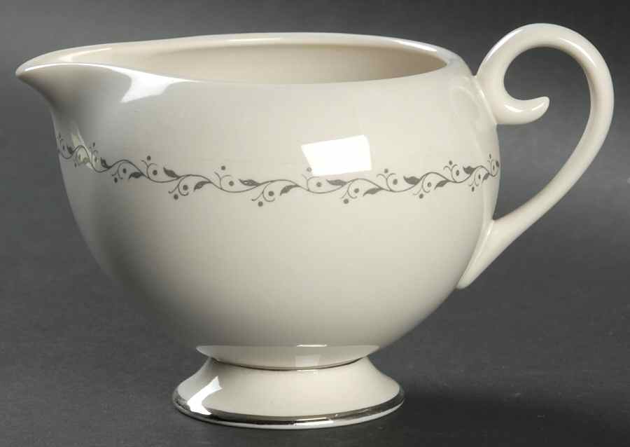Glendora Grey (Rim) Creamer by Flintridge-1