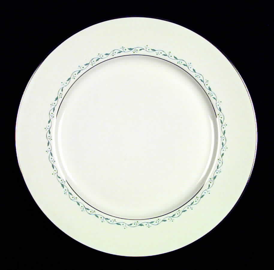 Glendora Turquoise (Rim) Dinner Plate by Flintridge-1
