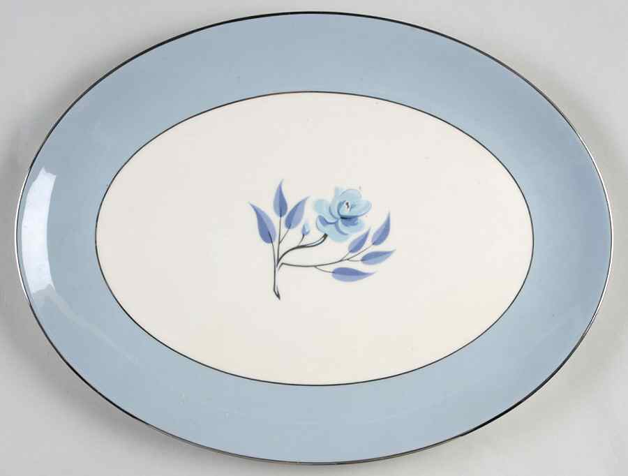 Glenrose (Rim) 14" Oval Serving Platter by Flintridge-1