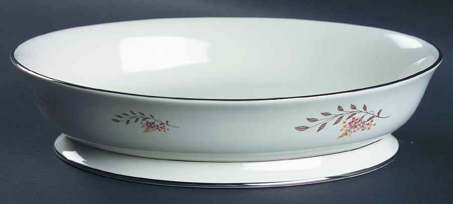 Golden Glade (Rim) 9" Oval Vegetable Bowl by Flintridge-1