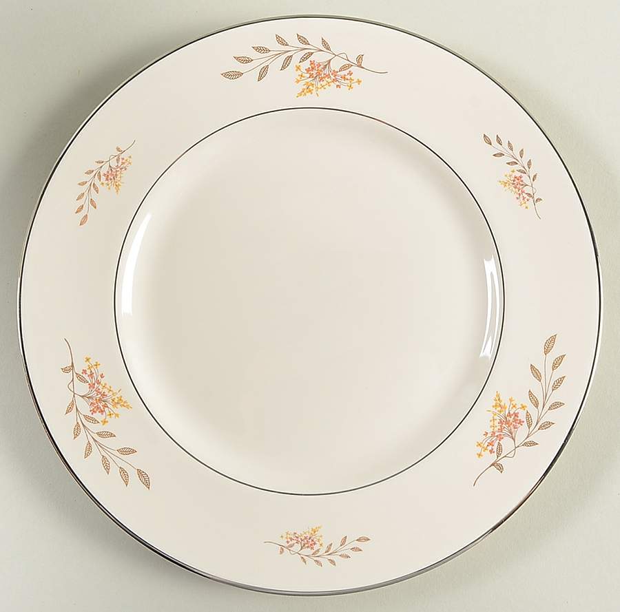 Golden Glade (Rim) Salad Plate by Flintridge-1