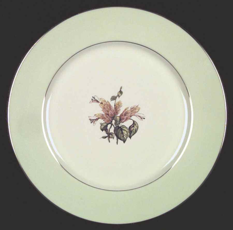 Hampton Mint Green Dinner Plate by Flintridge-1