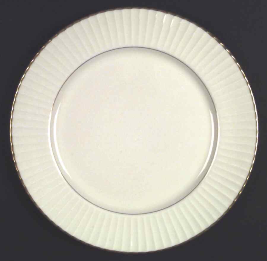 Huntington Flutes (Rim) Dinner Plate by Flintridge-1