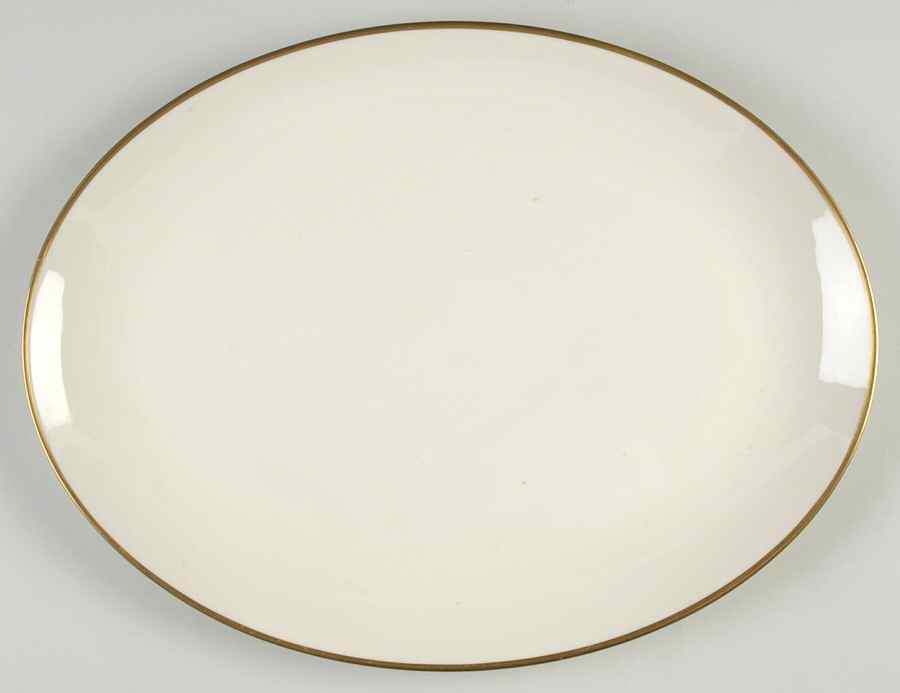 Huntington (Rim) 13" Oval Serving Platter by Flintridge-1