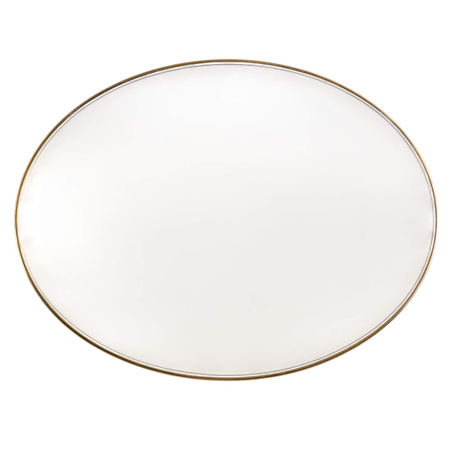 Huntington II (Coupe) 14" Oval Serving Platter by Flintridge-1