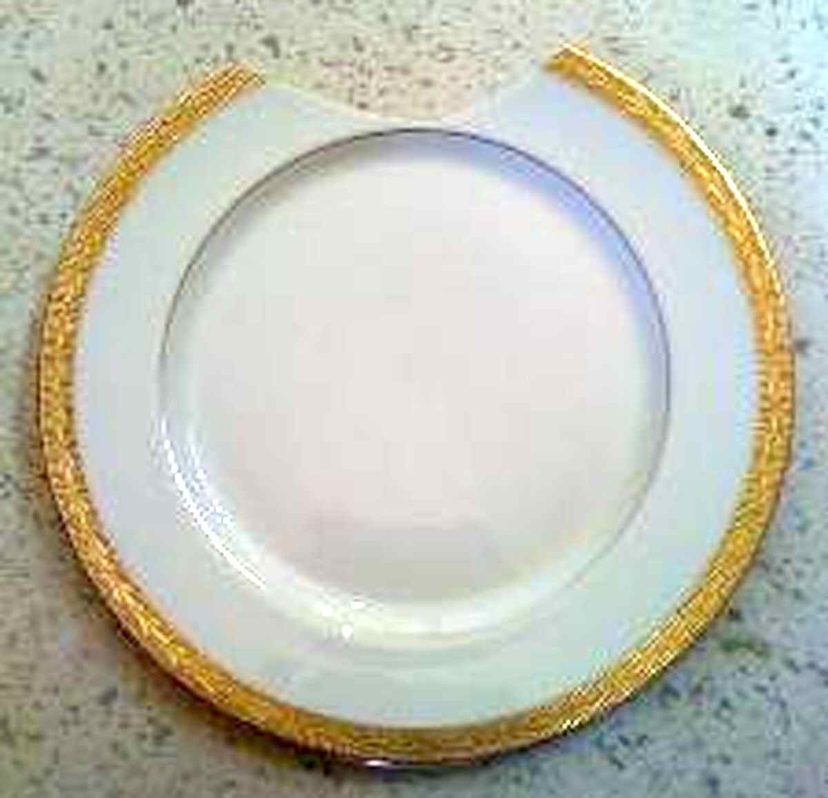 Laurel (Gold) Dinner Plate by Flintridge-1