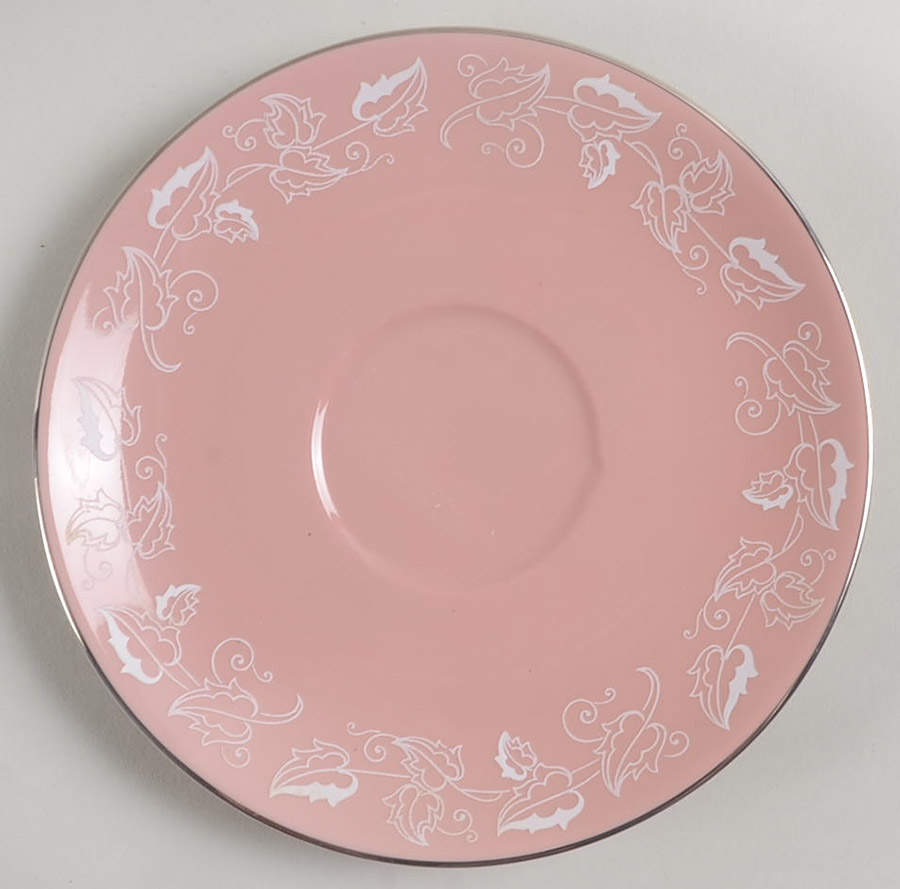 Leaflace Rose Saucer by Flintridge-1