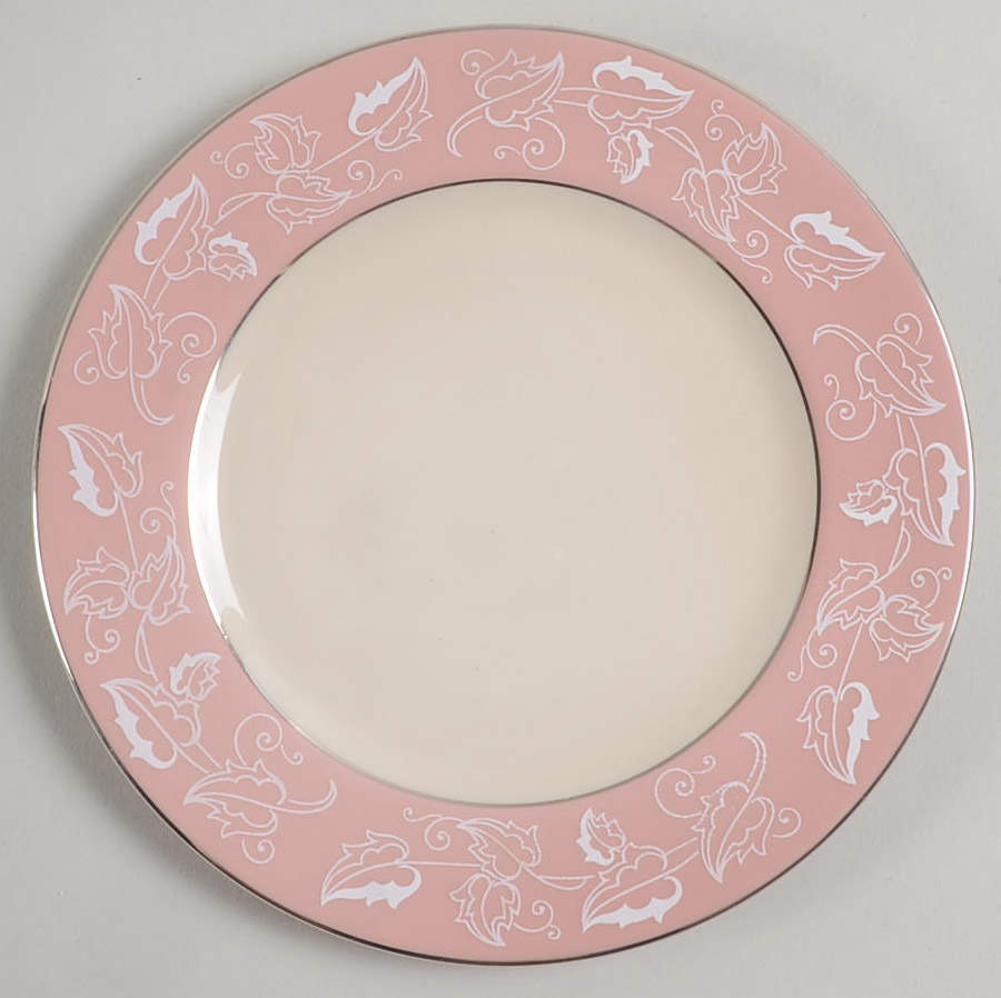Leaflace Rose Bread & Butter Plate by Flintridge-1