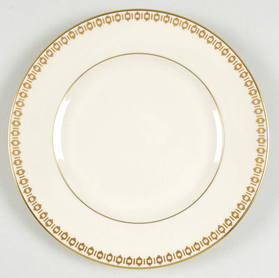 Lisbon (Rim) Salad Plate by Flintridge-1