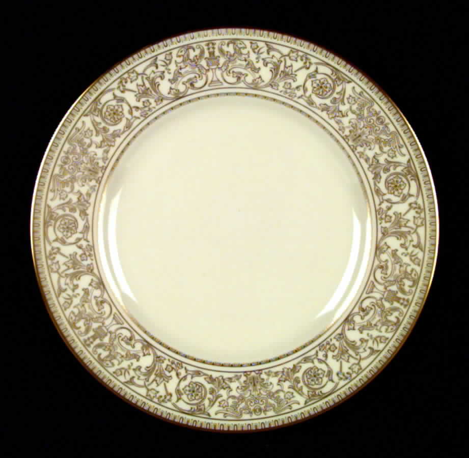 Lorenzo De Medici Cream Dinner Plate by Flintridge-1