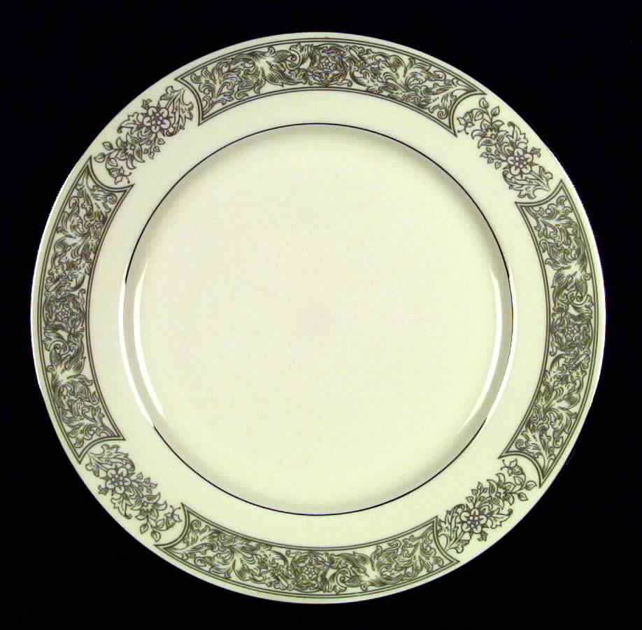Madeira No Color Band (Rim) Dinner Plate by Flintridge-1