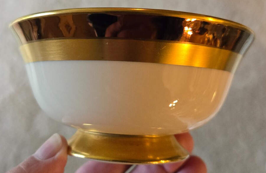 Marquis (Coupe, Flintridge Backstamp) Egg Bowl by Flintridge-1