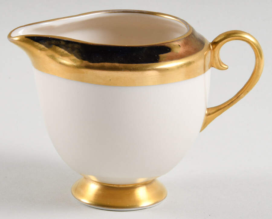 Marquis (Rim, Flintridge Backstamp) Mini Creamer by Flintridge-1