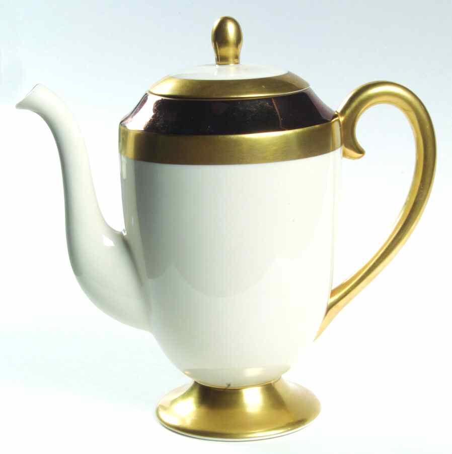 Marquis (Rim, Flintridge Backstamp) Coffee Pot & Lid by Flintridge-1