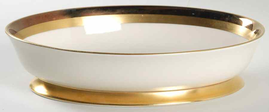Marquis (Rim, Flintridge Backstamp) 10" Oval Vegetable Bowl by Flintridge-1