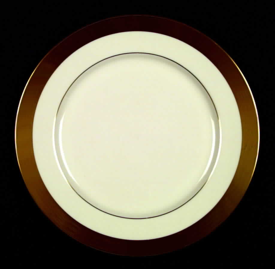 Marlo (Gold Trim, Rim, Verge) Dinner Plate by Flintridge-1