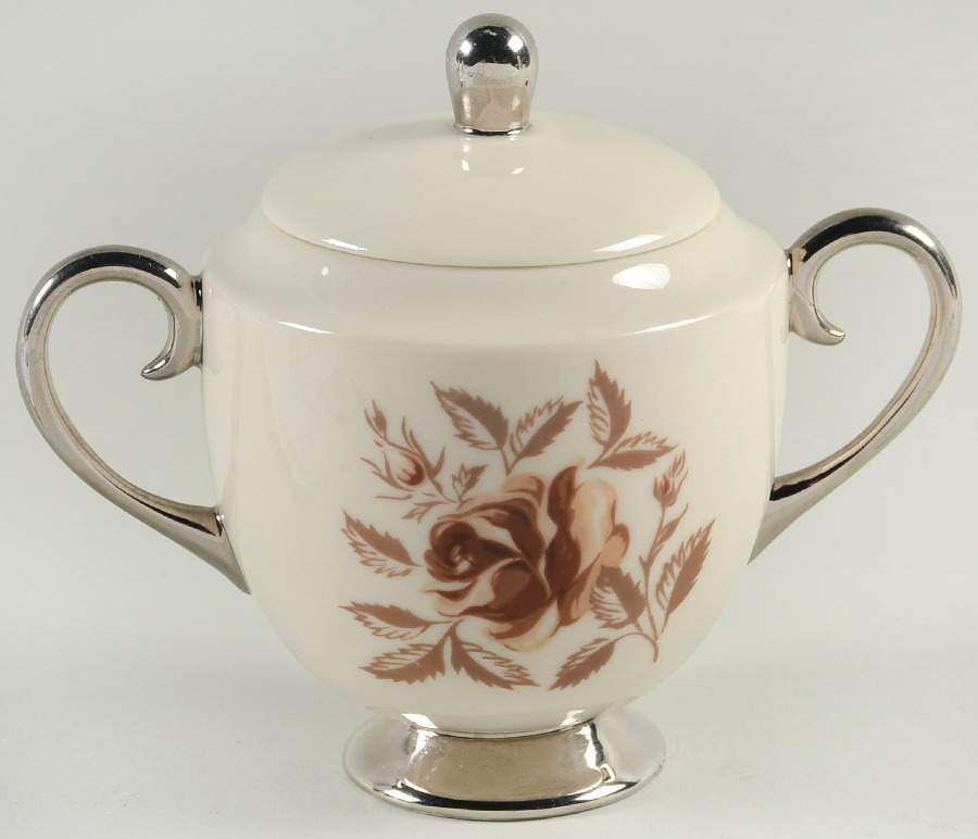 Marlys (Rim) Mini Sugar Bowl & Lid by Flintridge-1