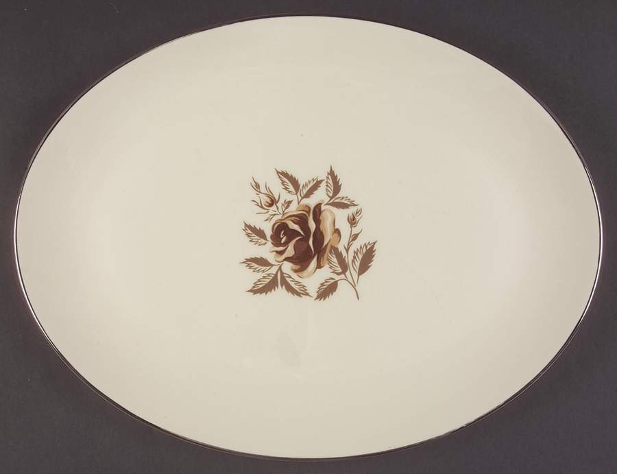Marlys (Rim) 14" Oval Serving Platter by Flintridge-1