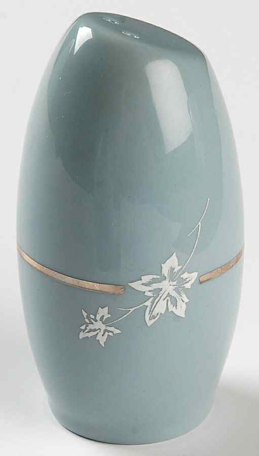 Misty Leaf Strata Blue Salt Shaker by Flintridge-1