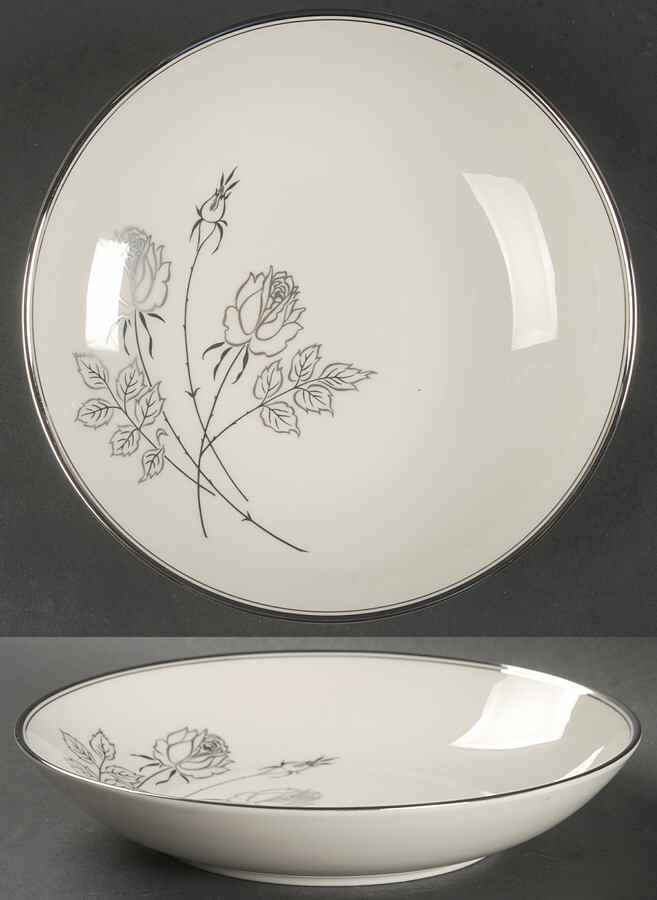 Midnight Rose Coupe Soup Bowl by Flintridge-1