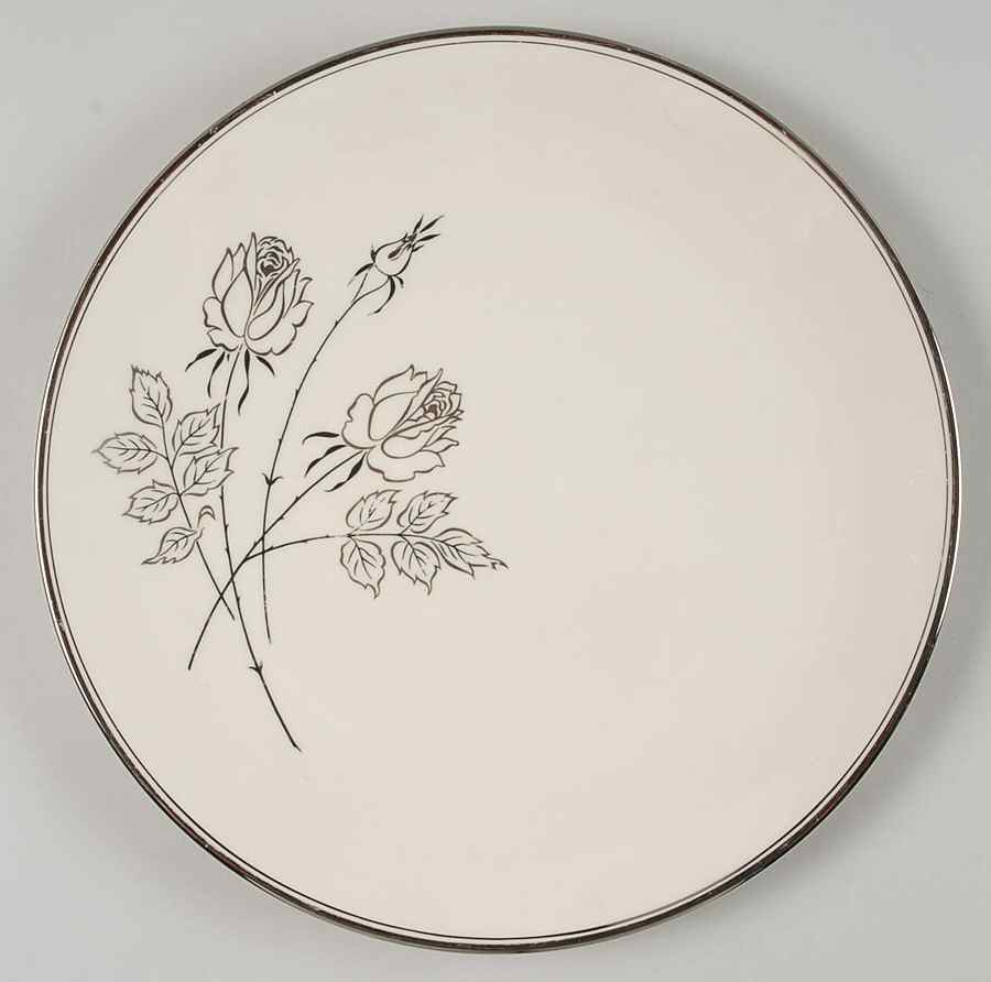 Midnight Rose Dinner Plate by Flintridge-1