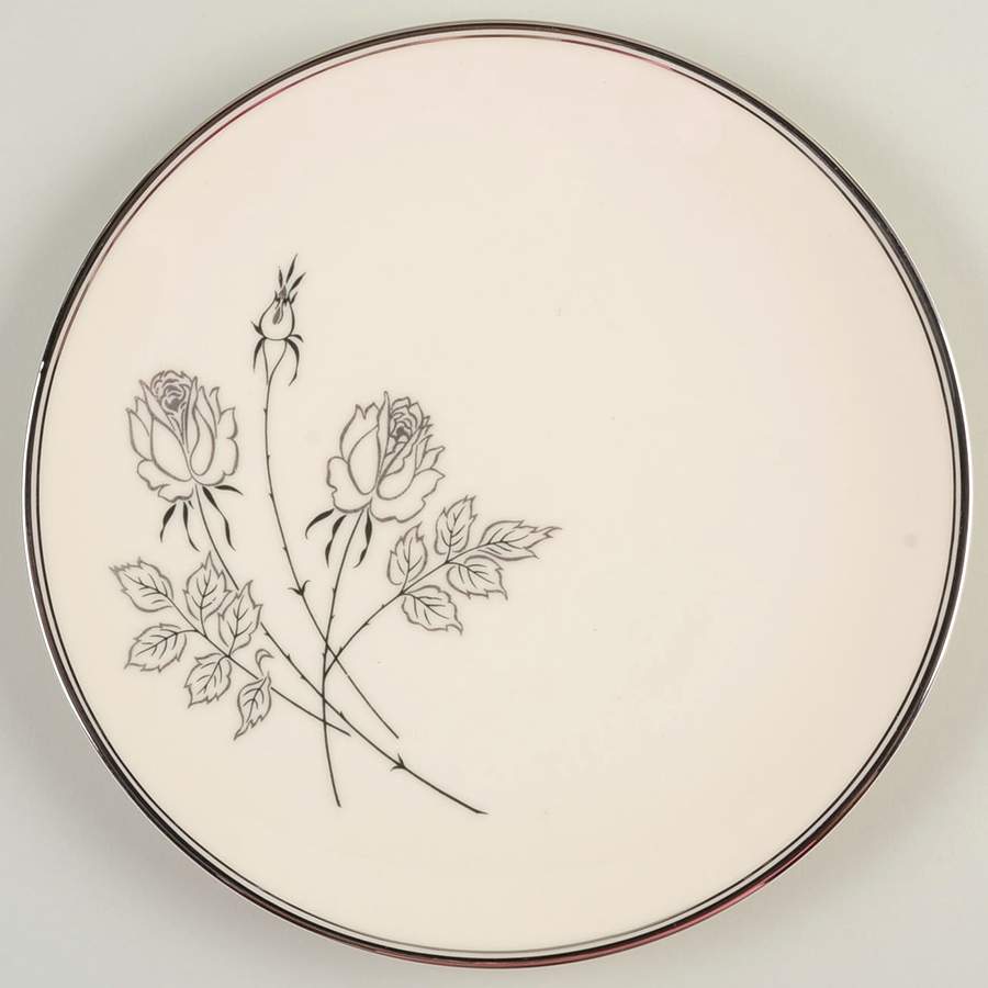 Midnight Rose Salad Plate by Flintridge-1