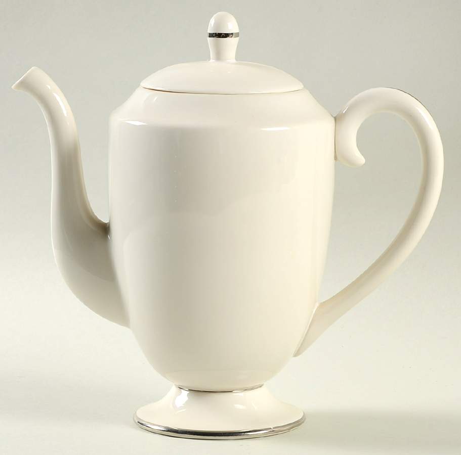 Mirador (Rim & Coupe) Coffee Pot & Lid by Flintridge-1