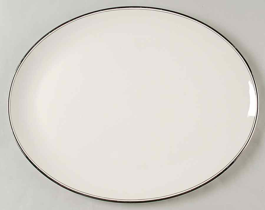 Mirador (Rim & Coupe) 15" Oval Serving Platter by Flintridge-1