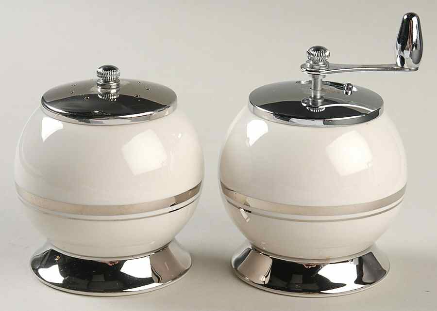 Mirador (Rim & Coupe) Salt Mill & Pepper Mill Set by Flintridge-1