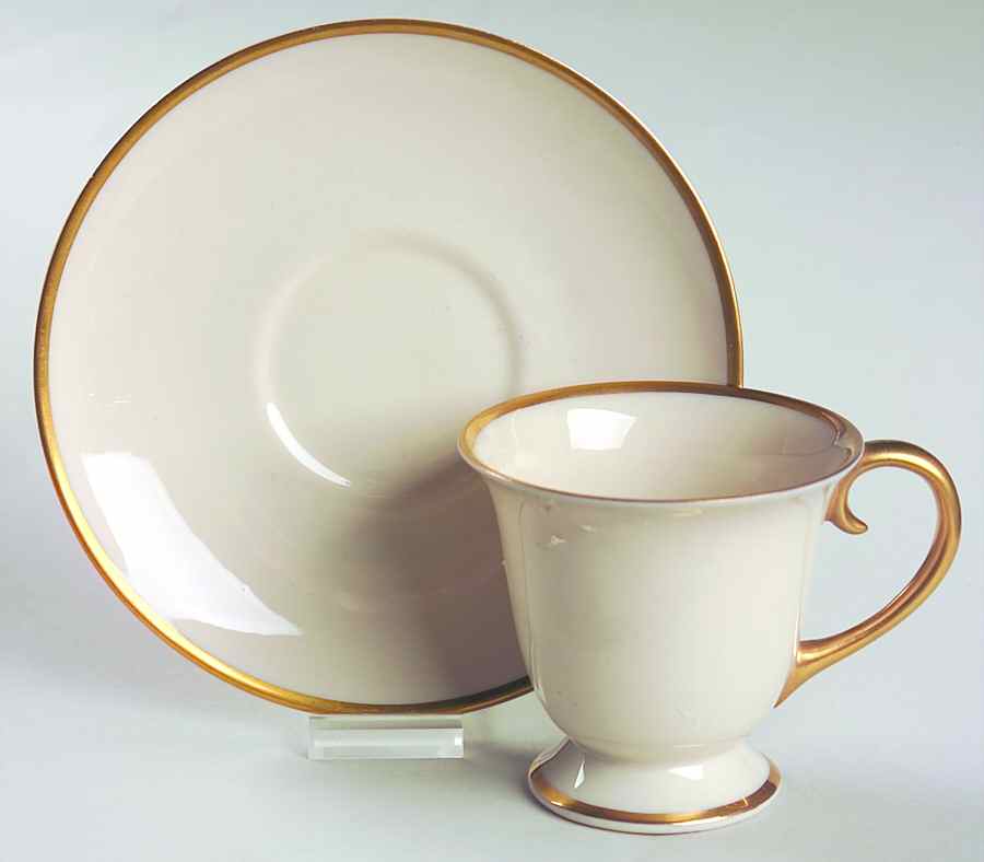 Montrose Footed Demitasse Cup & Saucer Set by Flintridge-1