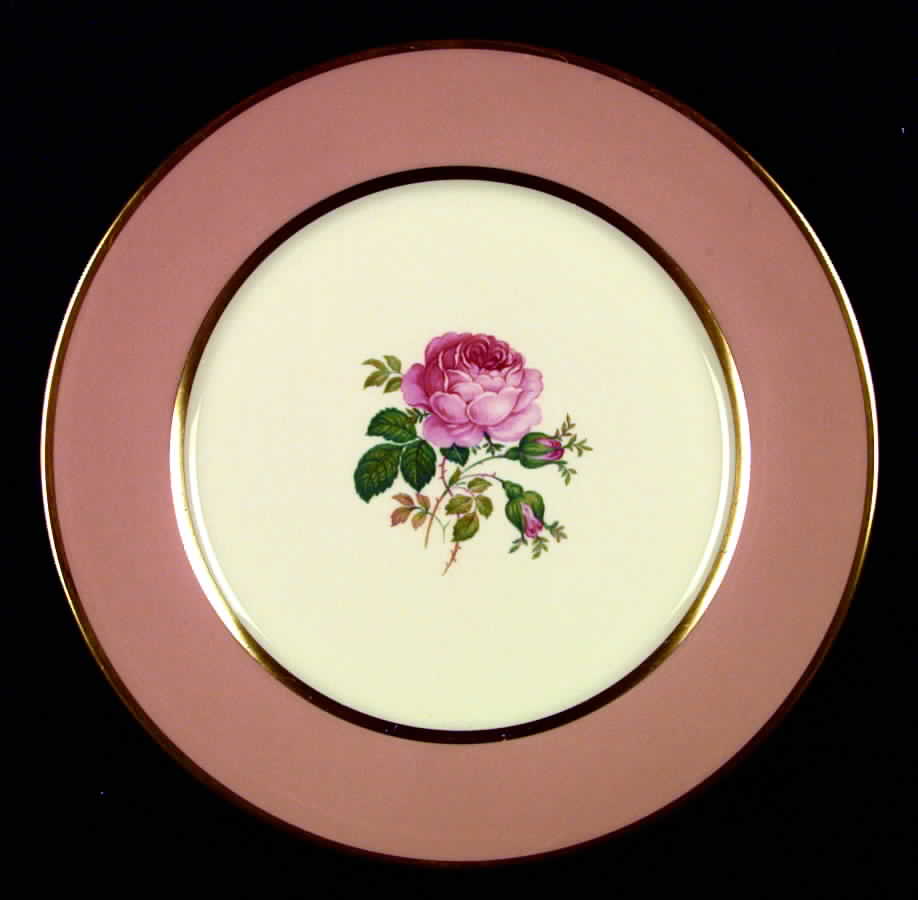 Moss Rose Rose Service Plate (Charger) by Flintridge-1