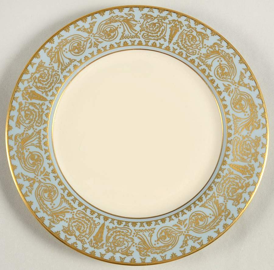 New Vienna Strata Blue Bread & Butter Plate by Flintridge-1