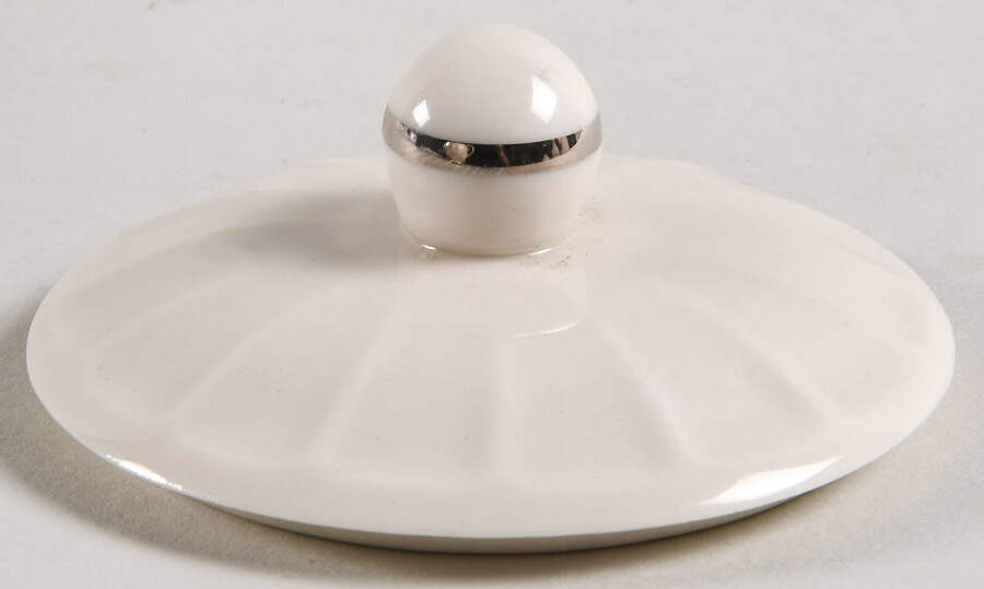 Park Lane (Platinum) Lid for Sugar Bowl by Flintridge-1