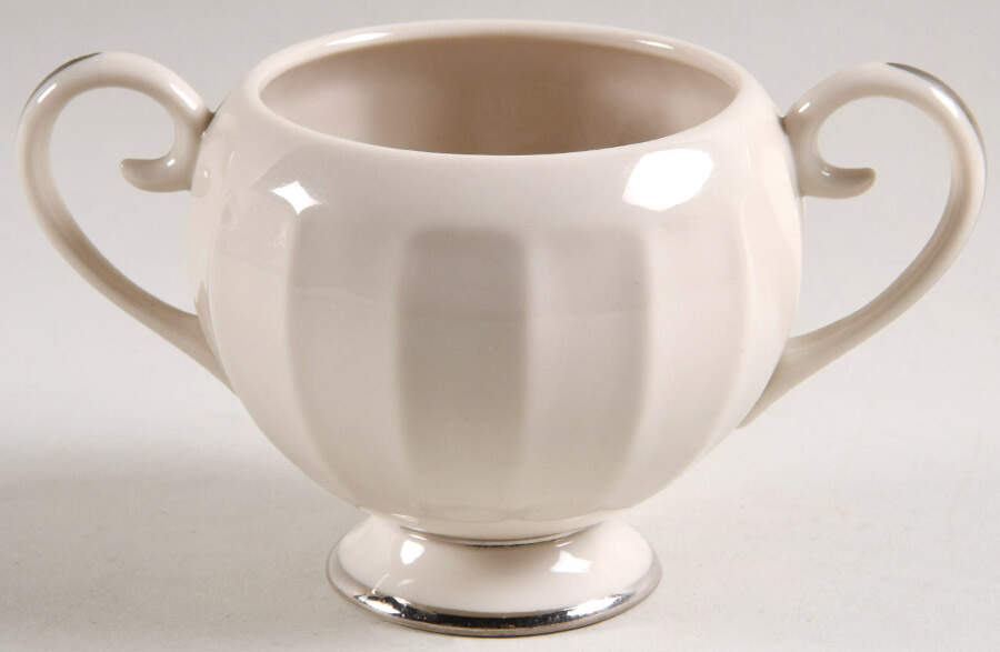 Park Lane (Platinum) Sugar Bowl No Lid by Flintridge-1