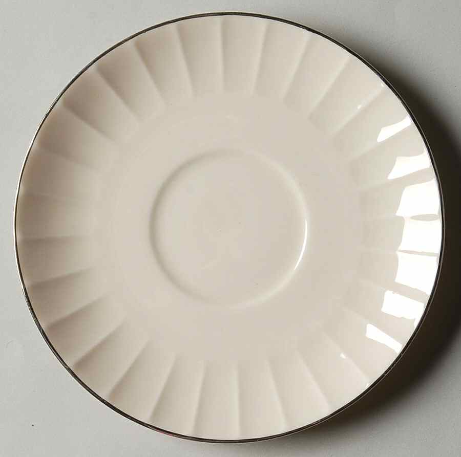 Park Lane (Platinum) Saucer by Flintridge-1