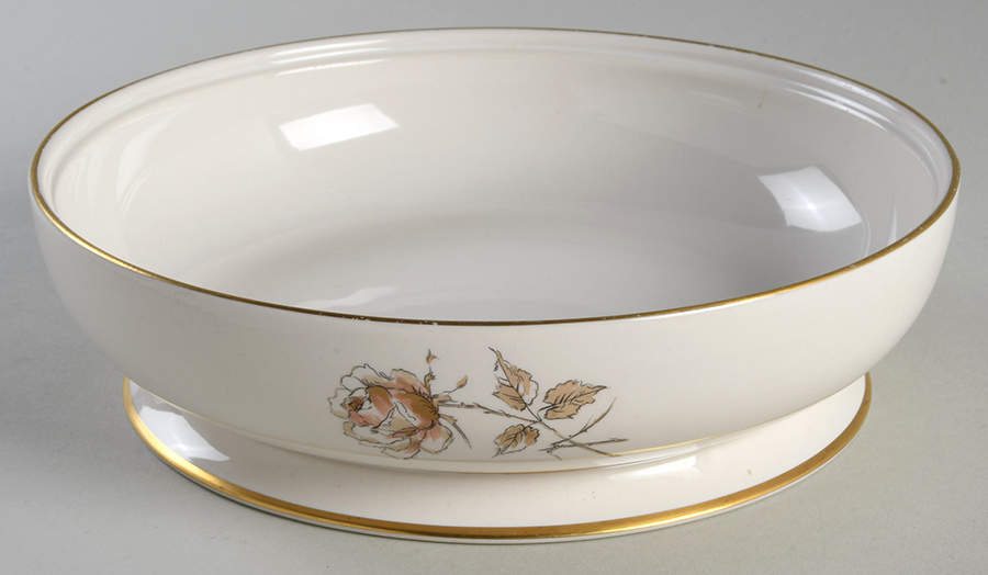Pallette Rose Round Vegetable No Lid by Flintridge-1
